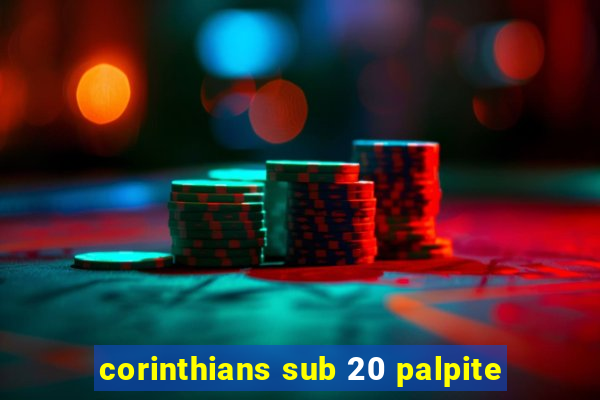 corinthians sub 20 palpite